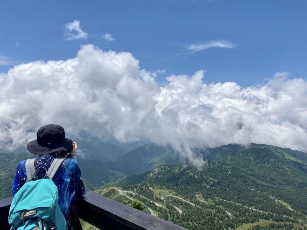 横手山からの景観