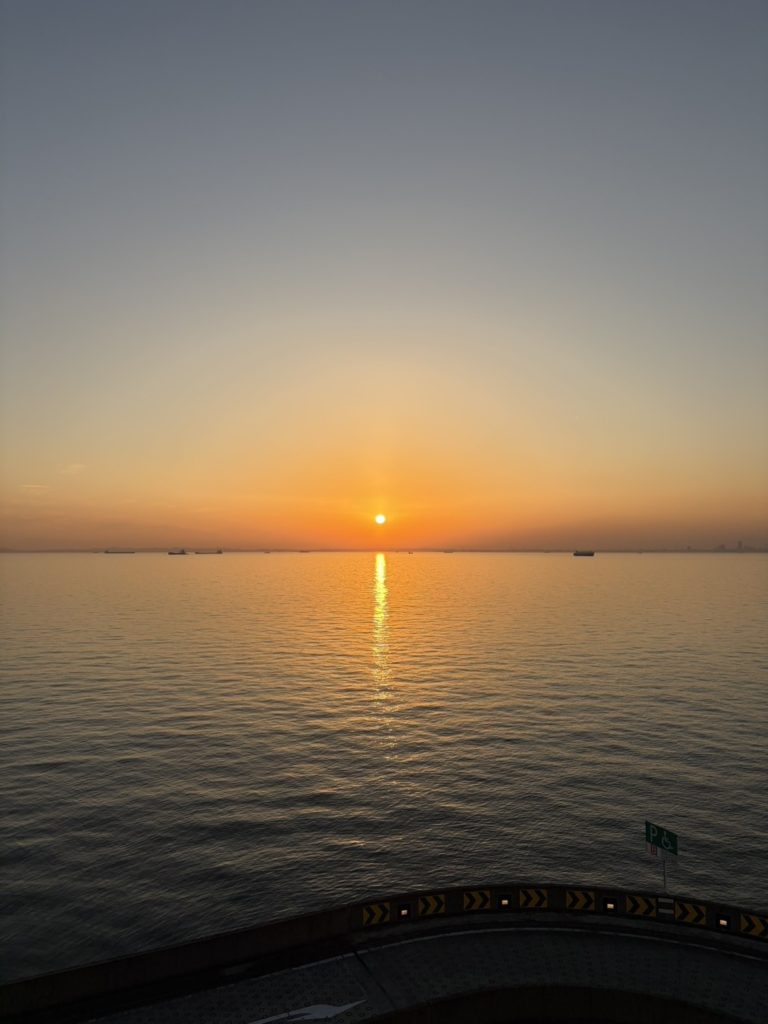 アクアライン夕暮れ