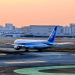 黄昏の福岡空港