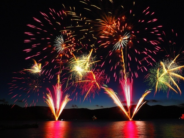 2芦ノ湖花火